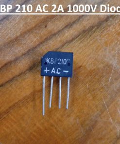 KBP210 AC Bridge Rectifier Diode 1000V 2A Bridge Rectifiers IC Diode 4 Pin Leads Chip For Generator Motor