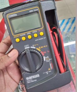 SANWA CD800A Digital Multimeter 4000 Count high-contrast with Tough Body Cover