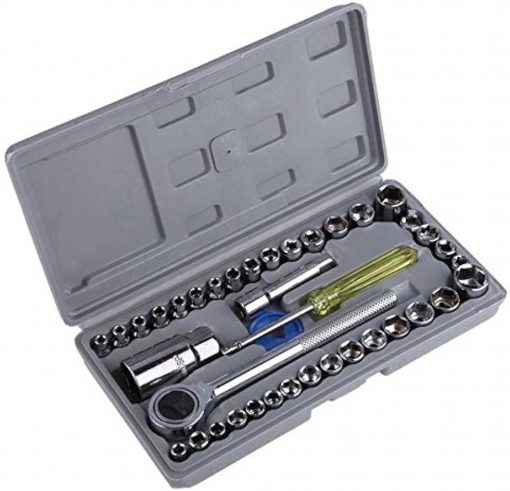 40Pcs Combination Socket Wrench Set