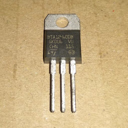 A Class BTA12 TRIAC BTA12-600B 600V 12A TRIAC Thyristor IC TO-220 Package Industrial BTA12-600B TRIAC IC 3 Pin Leads Thyristor IC