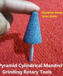 25x40mm Heads BLACK Corundum Cylindrical Mandrel