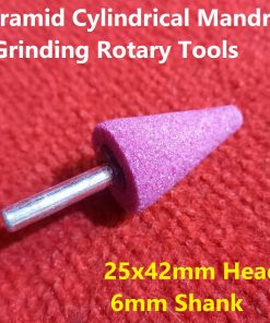 25x42mm Heads RED Corundum Cylindrical Mandrel