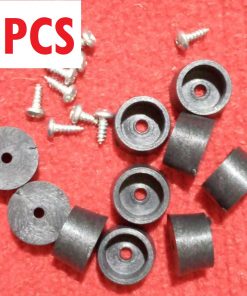 5PCS - 12mm Rubber Feet Non Slip Rubber Bumper Feet With M3 Screw for Electrical Appliance IPS UPS BOX Leg