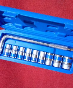 Better Quality 9Pcs Combination Socket Wrench Set With Handle For Car Tool Screwdriver Bit Ratchet Torque Quick Wrench Spanner Socket Key Hand Tools