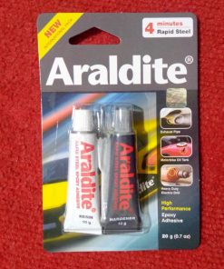 4 Minutes Rapid Steel Araldite Standard Epoxy Adhesive 20gm Glue Use For Plastic Rubber Ceramic Wood Glass Metal Concrete