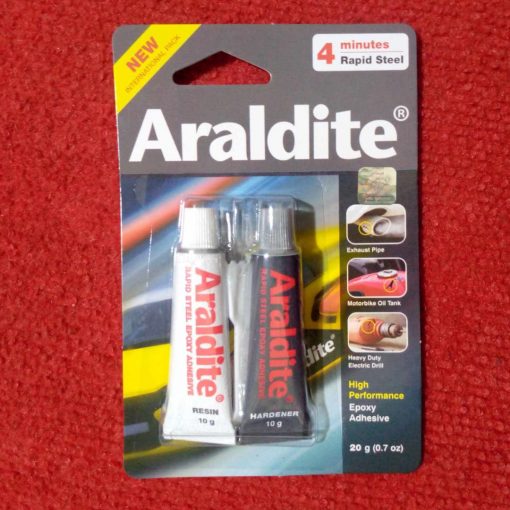 4 Minutes Rapid Steel Araldite Standard Epoxy Adhesive 20gm Glue Use For Plastic Rubber Ceramic Wood Glass Metal Concrete