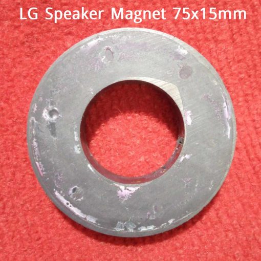 LG Speaker BLACK 75mm 3 Inch RING MAGNETS 75x15mm Ring Magnets Multipurpose Permanent Round Ring Magnet Permanent Magnet