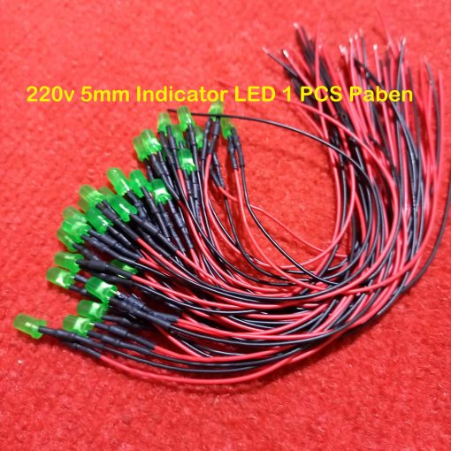 220V GREEN 5mm LED Light Indicator 110-220V 5mm