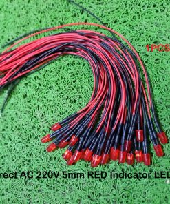 220V Red 5mm LED Light Indicator 110-220V 5mm