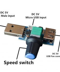 5V USB Fan Speed Regulator