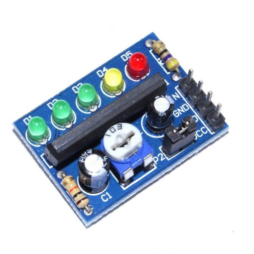 KA2284 Power & Audio Level Indicator Module KA2284 Power Level Indicator Battery Indicator Pro Audio Level Indicator Module KA2284 Sound Level Indicator 3.5V-12V LED Battery Indicator Adapters