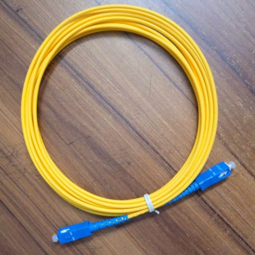 5 Meter SC/UPC-SC/UPC-SM SX -3mm PVC 3.0mm Optical Fiber Cable Patch Cord Cable