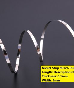 5 Feet Length Pure Nickel Strip 99.6% Pure Nickel Strip 0.1mm Thick 3mm ...