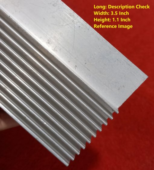 Redouble Side Finned Aluminum Heatsink