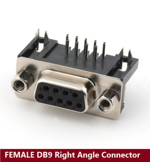 FEMALE DB9 Right Angle Connector