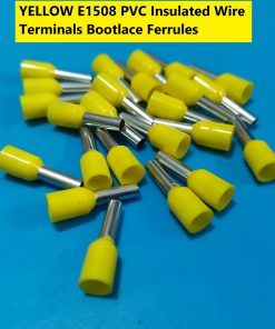 E1508 PVC Insulated Wire Terminals Bootlace Ferrules