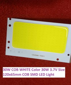 30W COB WHITE Color 30W 3.7V Size 120x65mm COB SMD LED Light