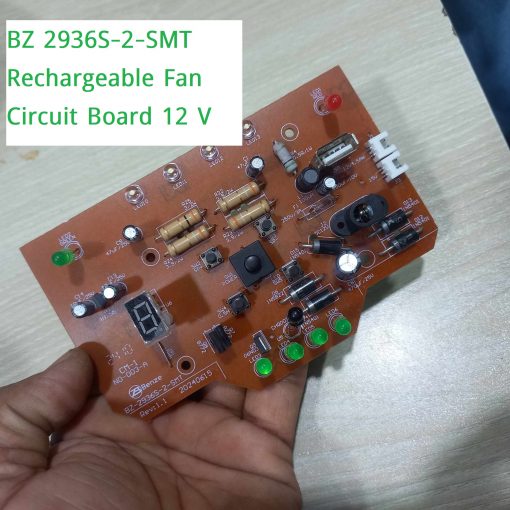 BZ 2936S-2-SMT Rechargeable Fan Circuit Board 12 V